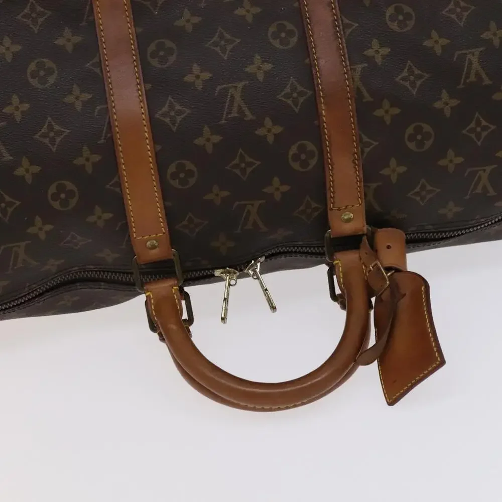 LOUIS VUITTON Monogram Keepall 55 Boston Bag M41424